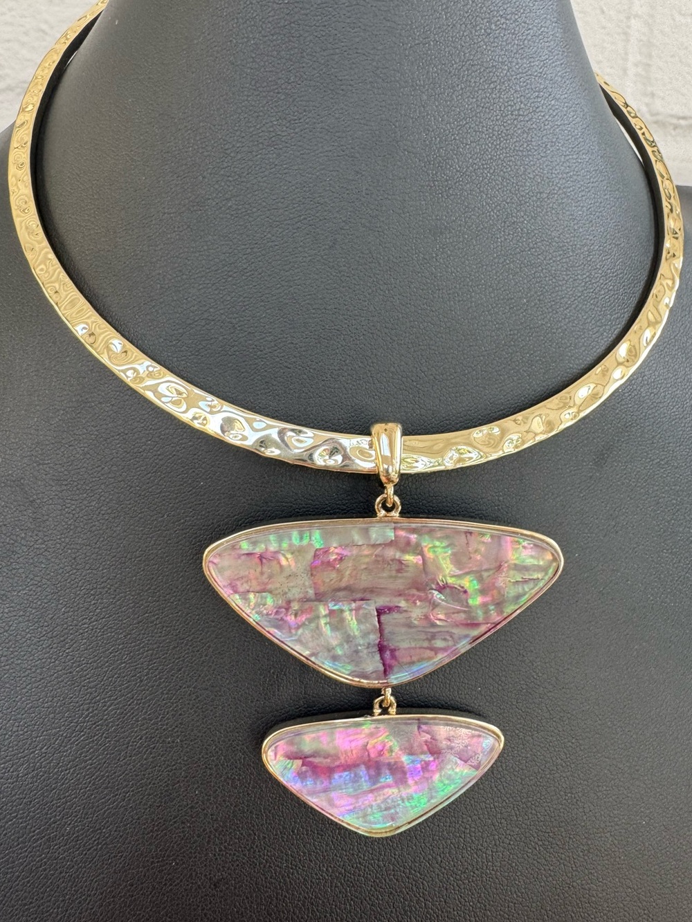 Kendra Scott Margot Gold & Abalone Vintage Statement Necklace